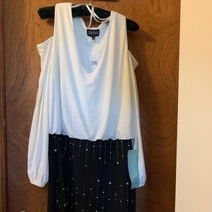 Women‘s Beaded Cold Shoulder Dress 14